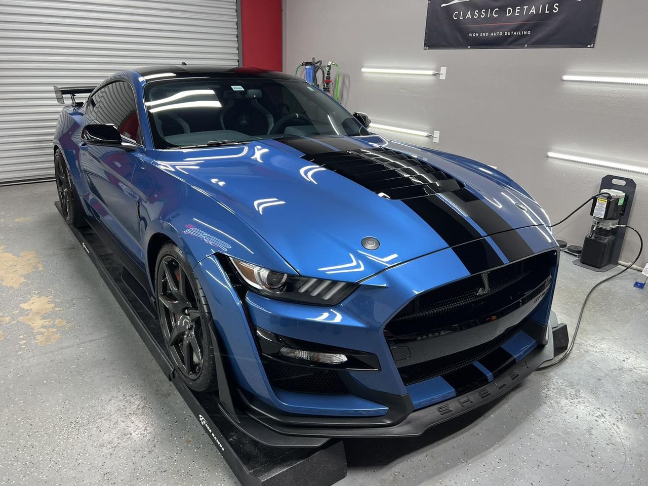 front blue car ceramic coating classic details auto spa orlando fl